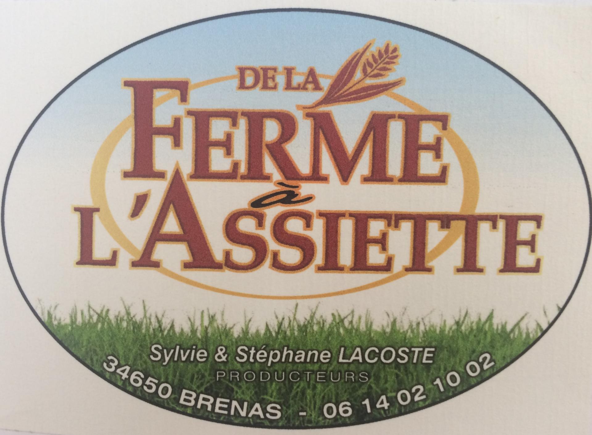 DE LA FERME A L'ASSIETTE